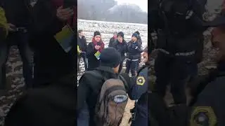 Protest ob gradnji kanalizacijskega kanala