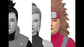 [Sims 4]  Create a sim - Choji akimichi (With CC)