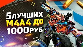 ТОП 5 ЛУЧШИХ СКИНОВ НА M4A4 В КС ГО ДО 1000 РУБЛЕЙ В 2020 ГОДУ