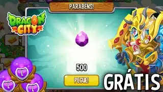 GANHE MAIS DE 500 GEMAS GRÁTIS NO DRAGON CITY COM ESSE EVENTO 😎😍