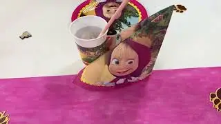 Mascha und der Bär Dekoidee von Geburtstagsfee
