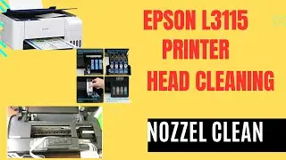 Head clean in Epson L3115 inkject printer