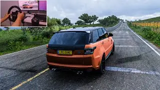 Land Rover Range Rover Sport SV In Forza Horizon 5 | PXN V10 Steering Wheel Gameplay