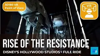 [3D180 VR] Ride Star Wars - Rise of the Resistance at Walt Disney World’s Hollywood Studios