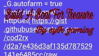 Build A Boat For Treasure Script/Auto Fast Farm