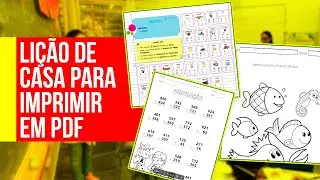 Lição de casa para imprimir em PDF grátis - Gráfica Rápida