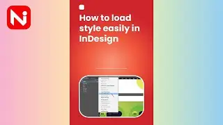 How to load style easily in Indesign #shorts