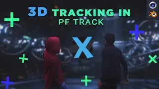 Learn 3d Tracking in PF Track | For Cinema 4d and Blender (tutorial)