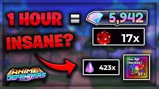 The *BEST* Way To Get *EVERY ITEM* In Anime Defenders (Gems, Star Rifts ETC)