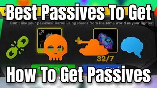 NEW CODE! How To Get Passives & Best Passives To Get! Anime Fighters Simulator UPDATE 9 [ AFS ]
