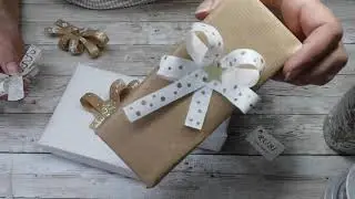 Como hacer cinta de regalo improvisada