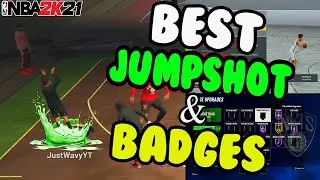 2K21 BEST JUMPSHOT +BEST SHOOTING BADGES!TIPS TO SHOOT BETTER IN 2K21