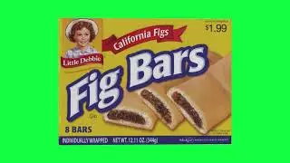 Little Debbie Fig Bars Green Screen Box Loop Chroma Animation