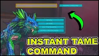 Ark How to Force Tame | Ark Instant Tame Command for PS4 and XBOX!