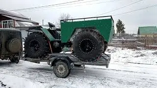 Вездеход уезжает к своему владельцу
