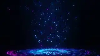 4k Particles Intro Video Effect for Logo Reveal Motion Design