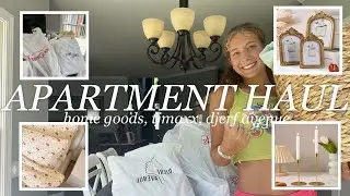 APARTMENT HAUL | For my Sophomore Year of College | Homegoods, Tjmaxx, & Djerf Avenue