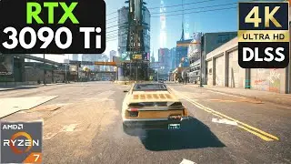 Cyberpunk 2077: RTX 3090 Ti + Ryzen 7 5800X | 4K | Ultra Settings | DLSS Ultra Performance
