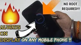 HOW to use ALWAYS ON DISPLAY on any MOBILE phone|NO ROOT|*EASY*