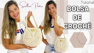 Bolsa de Croche LINDA e Muito Facil - Passo a Passo | Croche Hexagono Versao Barroco 6 | Tutorial Ed