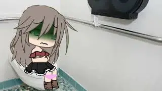 Cute Girl has a really bad diarrhea because she ate too much Ice Cream