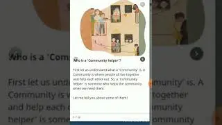 Community helpers- Book reading