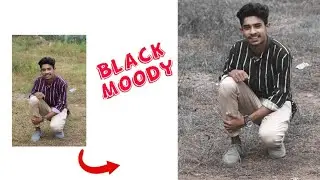 Black Moody Effect In Lightroom | lightroom photo editing tutorial