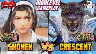 T8 – Shonen (JUN KAZAMA) vs Crescent (ARMOR KING) – Tekken 8 High Level Gameplay