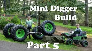 31in Goodyear Terra Tires on a Custom Mini Grave Digger 4x4 Monster Truck Modified Powerwheels