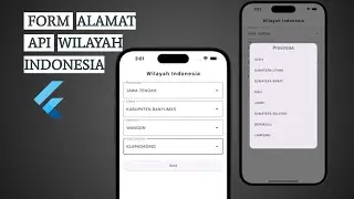 📱Flutter Tutorial : Form Data API Wilayah Indonesia 🇮🇩 || Get Connect || GetX State Management