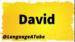 David Pronunciation ⚡️ How To Pronounce David!