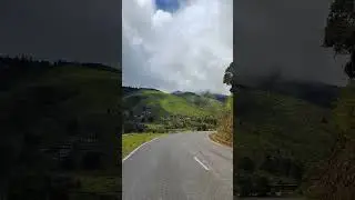 ⛰️ Mystic mountains, where the road reveals its secrets @souravmaji.in #nature #mountainroads