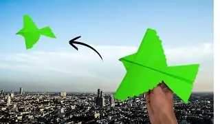 Flying Bird Paper Plane | Origami Bird Paper Plane / Paper Plane Flying Like A Bird