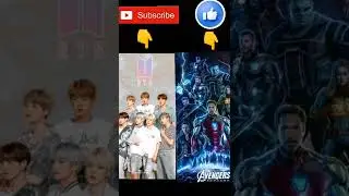 BTS VS Marvel 🔥 