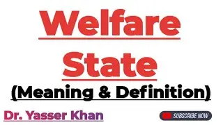 Welfare State | Meaning  Of Welfare State | Definition Of Welfare State | Political Science | UPSC