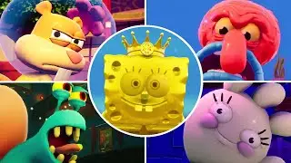 SpongeBob the Cosmic Shake - All Bosses with Gold King SpongeBob
