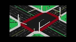 Elise Ave at Berlin Rd Intersection Animation