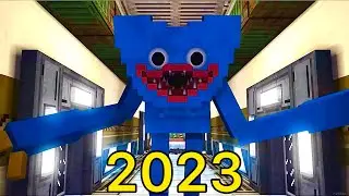 Evolution of Huggy Wuggy in Minecraft
