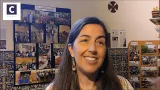 Sara Poças, curadora da exposição "Salama! Salama”, Cripta da Igreja de Nosso Senhor dos Navegantes