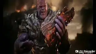 Captain marvel vs thanos (avengers end game)