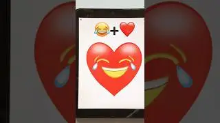 Emoji mixing 😂+❤ 