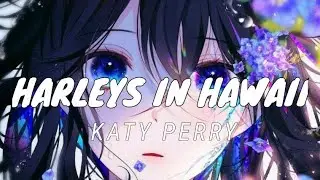 KATY PERRY - HARLEYS IN HAWAII [LYRICS].