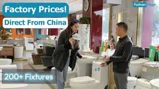 Save Big on Sanitaryware! Foshan Market Showroom Prices & Must-See Bathroom Fixtures