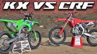 Kawasaki KX450 vs Honda CRF450R - Cycle News
