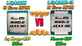 Самый мощный игровой ПК с AliExpress. Разгон на Китайской материнке Xeon-ов E5 1680v2 vs E5 1660v3