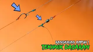 Rangkaian pancing dasaran paling ampuh dan praktis⁉️