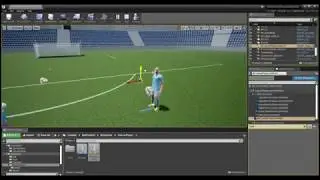 UE4 - SoccerGame - Player Head Look at Target