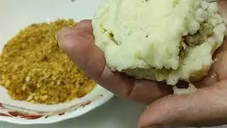 Картофельные зразы с фаршем и сыром