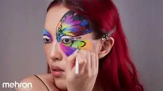 Paradise Makeup AQ 30 Color Pro Palette Tutorial - Graphic Butterfly Eyeliner