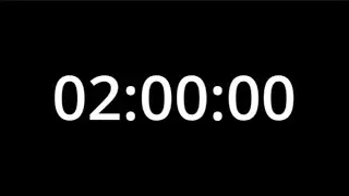2 Hour Countdown Timer | Simple